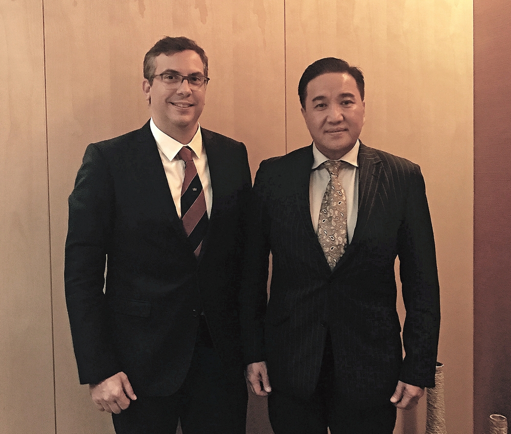 Spokesperson the EFTA States, Mr Pascal Schafhauser and Head of the Mongolian Delegation, Dr Vorshilov Enkhbold met in Ulaanbaatar for the second Joint Committee meeting.