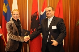 Ms Aurelia Frick, and Mr Sejdi Qerimaj.