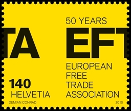 SwissPost EFTA stamp
