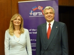 Ms Vesna Arsic, State Secretary, Ministry of Economy and Regional Development, Serbia, and Mr Erwin Hofer, Ambassador, Switzerland, highlighted the importance of increasing exports from Serbia to EFTA in their closing statements