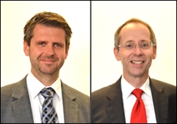 Ambassadors Martin Eyjólfsson (left) and Remigi Winzap. Ambassadors Martin Eyjólfsson (left) and Remigi Winzap.