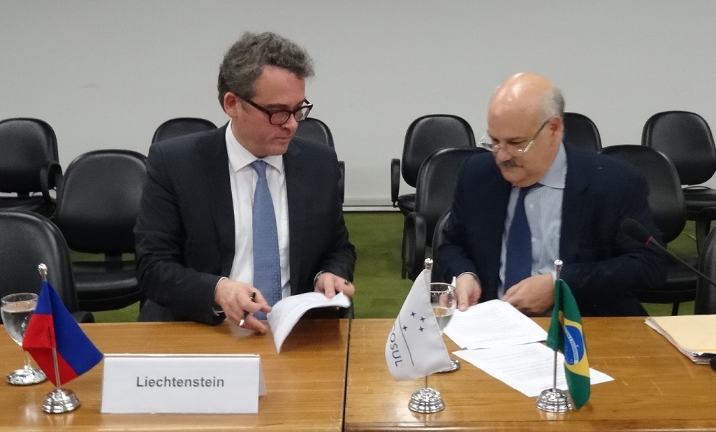 Mr Peter Matt, EFTA Spokesperson and Ambassador Ronaldo Costa Filho, Spokesperson for Mercosur Mr Peter Matt, EFTA Spokesperson and Ambassador Ronaldo Costa Filho, Spokesperson for Mercosur
