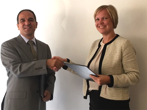Mr Murat Yapici, Director-General for EU Affairs, Turkey, and Ms Cecilie Børnes Utgård, EFTA Spokesperson and Senior Adviser in the Norwegian Ministry of Trade, Industry and Fisheries.