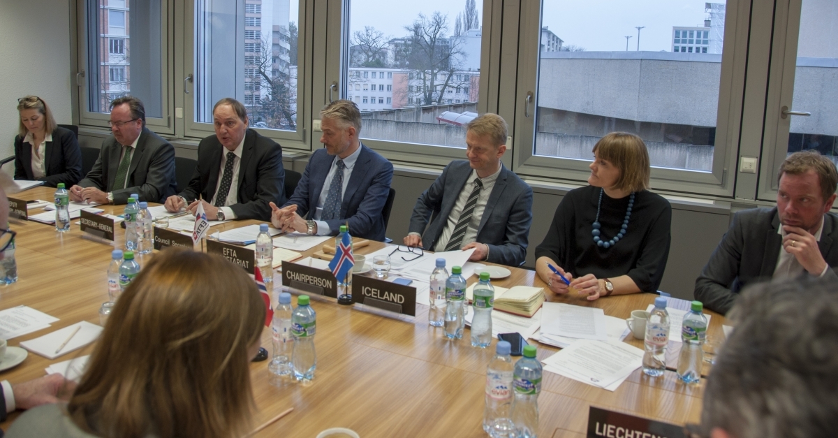 The EFTA Council met for the second time under Icelandic Chairmanship in 2018 in Geneva. 