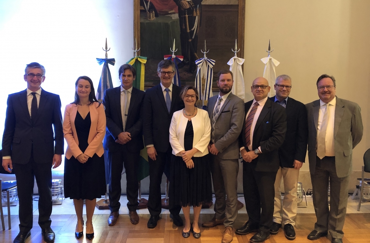 Delegations of the EFTA and Mercosur states in Buenos Aires on 15 February 2019.