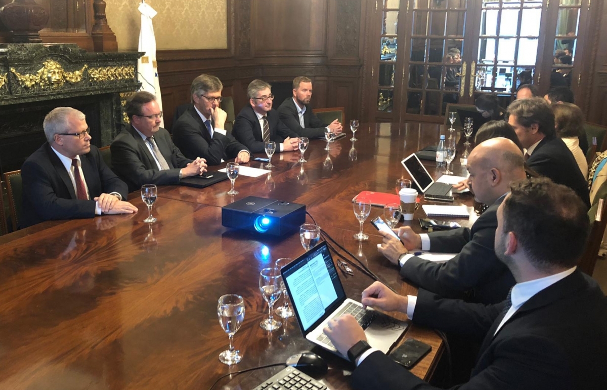 Delegations of EFTA and Mercosur in Buenos Aires. Delegations of EFTA and Mercosur in Buenos Aires.