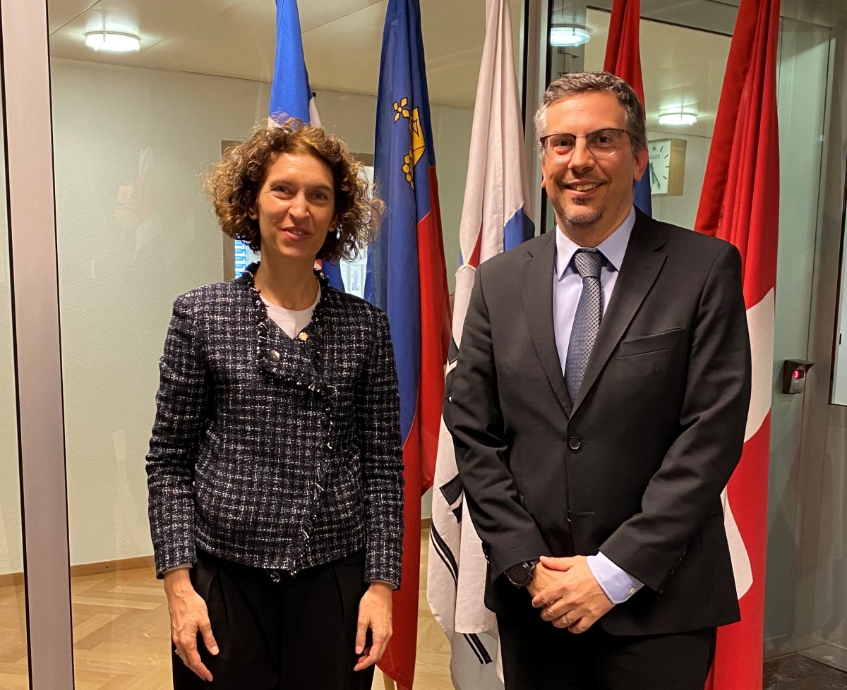 The Andorran Minister of Foreign Affairs, Maria Ubach Font, visited the EFTA Secretariat in Geneva and met with Deputy Secretary-General Pascal Schafhauser.