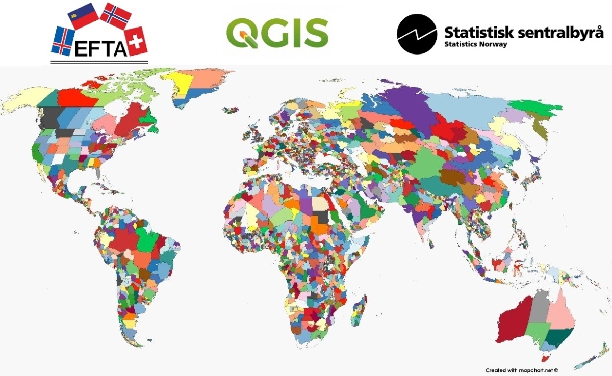 World Area Map