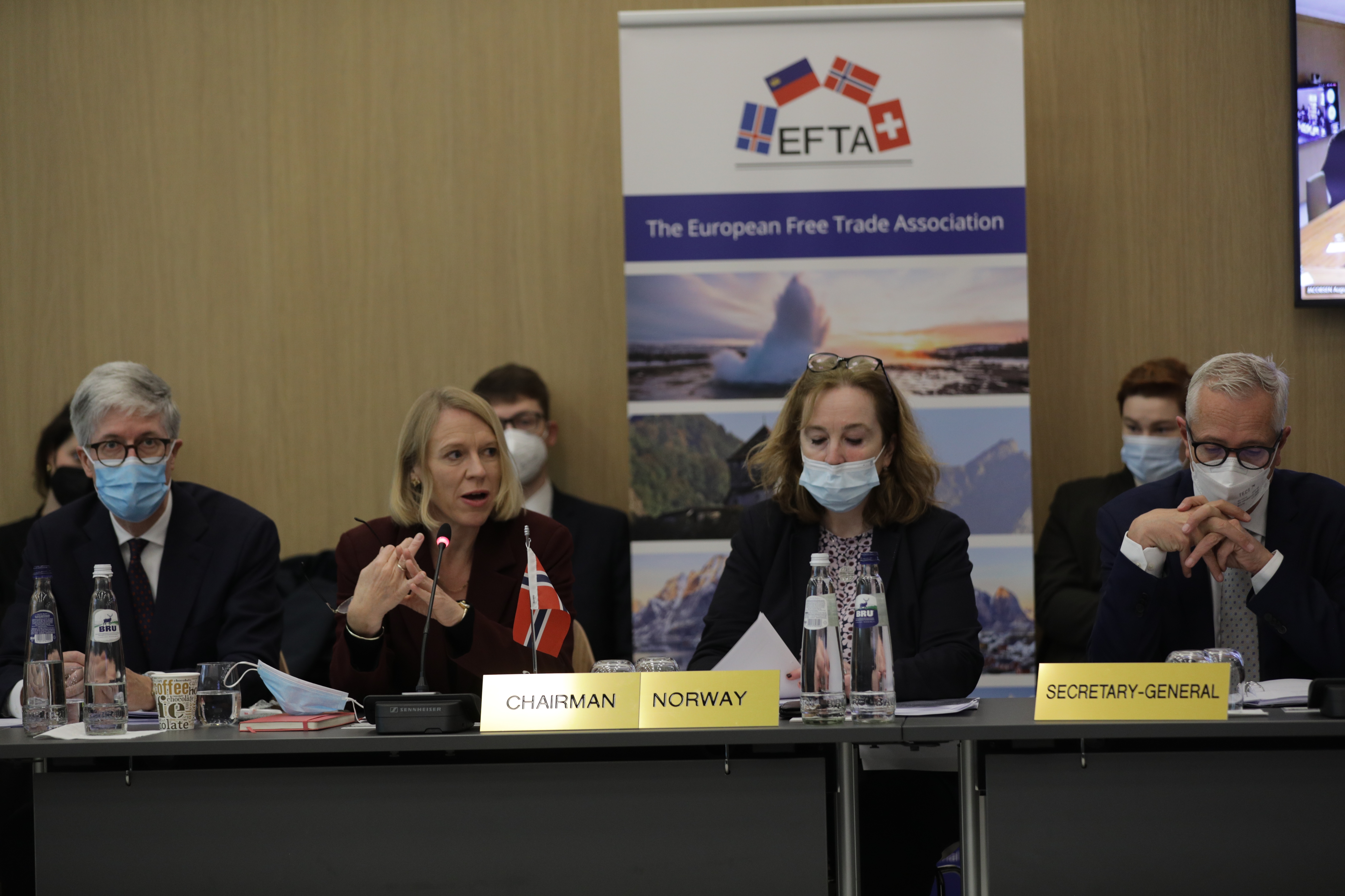 The EEA EFTA Ministerial Chair, Norwegian Minister of Foreign Affairs, met with the Advisory Bodies.