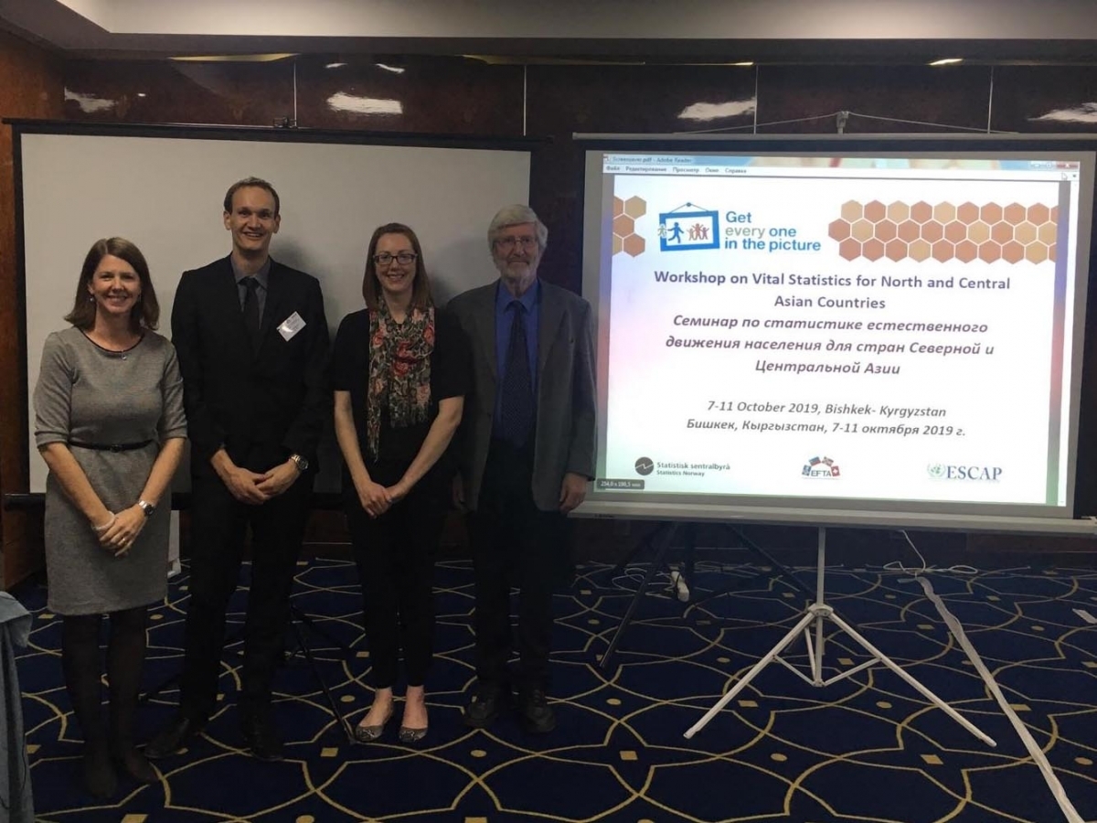 Statistical Cooperation event in Bishkek, Kyrgyzstan from 7-11 October