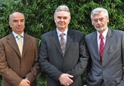 From left: Gianluca Grippa, European External Action Service, Halldór Grönvold (Chair), Icelandic Confederation of Labour, and Michael Emerson, CEPS