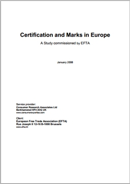 EFTA Study on Certification and Marks in Europe - Full Report