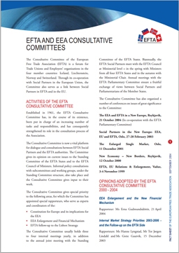 EFTA and EEA Consultative Committees (September 2004)