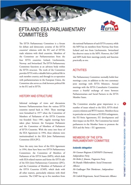 EFTA and EEA Parliamentary Committees (September 2004)